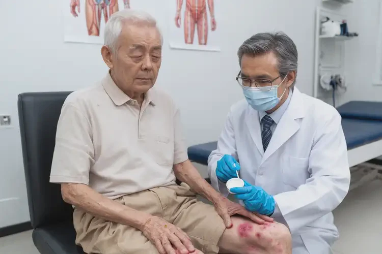 老人大腿上有濕疹可不可以徹底自愈(圖3)