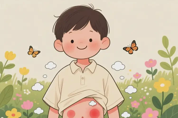 小孩肚子有濕疹可不可以徹底自愈(圖2)
