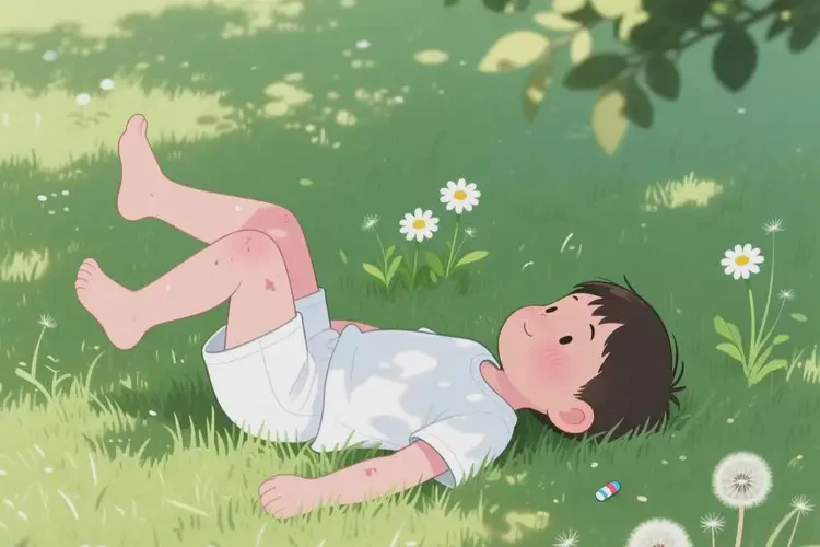 兒童小腿上經(jīng)常起濕疹能徹底自愈嗎(圖4)