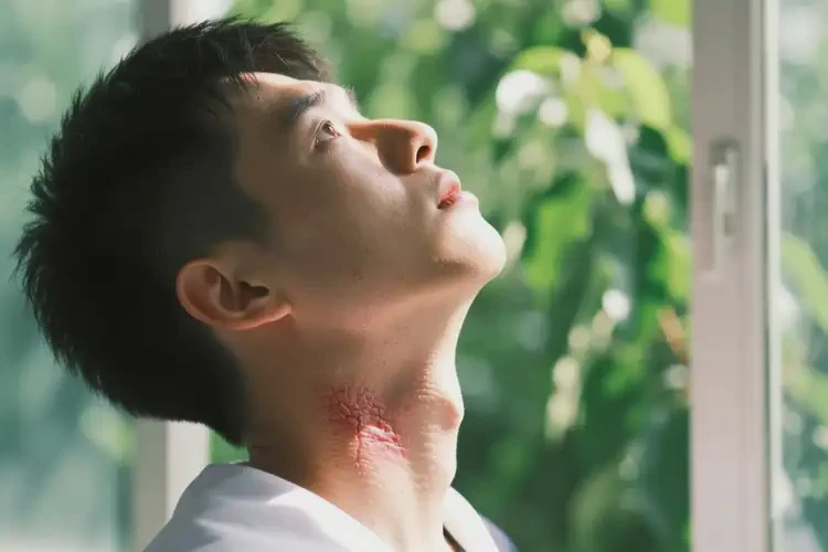 大學(xué)生脖子上容易起濕疹不管它會自己痊愈嗎(圖1)