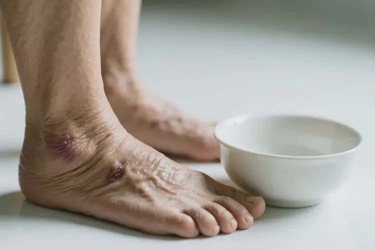 老年人腳上長濕疹不管它會自己好嗎(圖2)