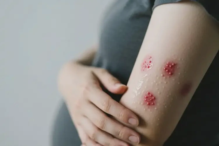 產(chǎn)婦手臂出現(xiàn)濕疹可不可以徹底自愈(圖2)