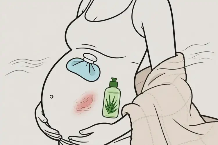 孕婦脖子偶爾長濕疹不管它會(huì)自己好嗎(圖3)