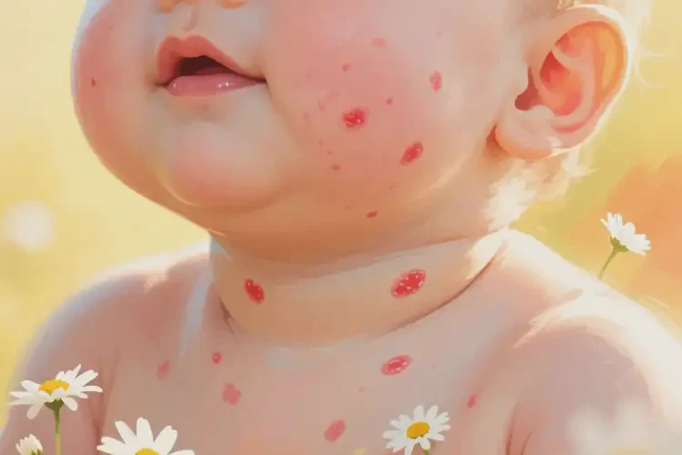 新生兒脖子上經(jīng)常長濕疹能徹底自愈嗎(圖1)
