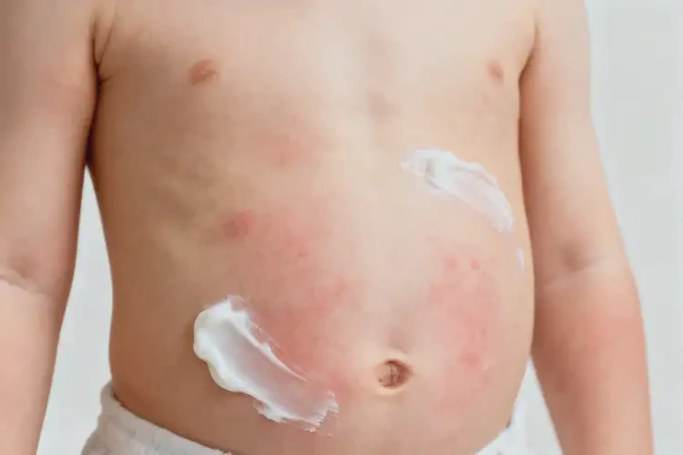孩子肚子上偶爾起濕疹能徹底自愈嗎(圖2)