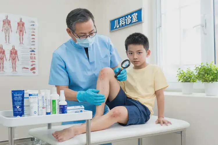 儿童大腿偶尔起湿疹可以彻底自愈吗(图2)