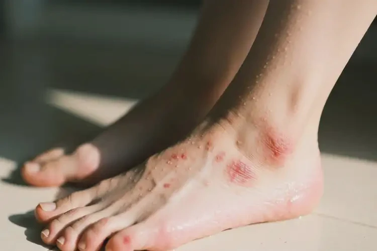 女人腳上有濕疹能不能徹底自愈(圖3)