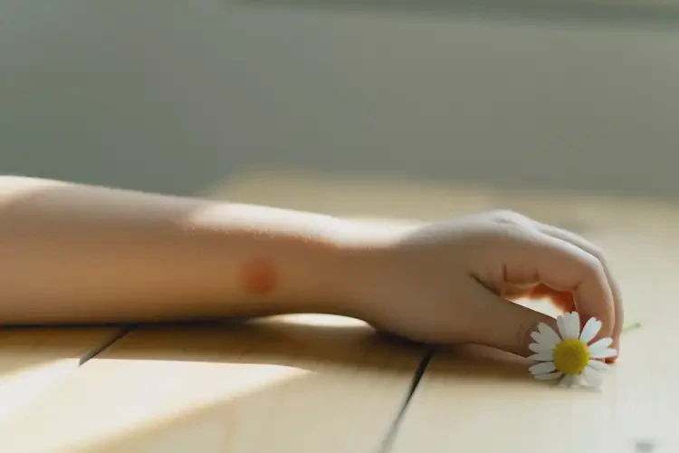 孩子手臂上容易起濕疹可以徹底自愈嗎(圖2)