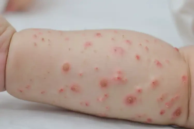 嬰幼兒手臂出現(xiàn)濕疹不管它會自己痊愈嗎(圖4)