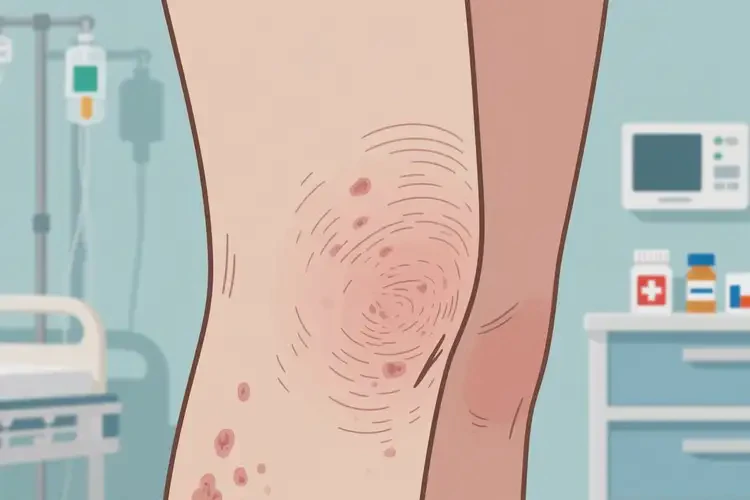 女人大腿上長(zhǎng)濕疹可不可以徹底自愈(圖2)