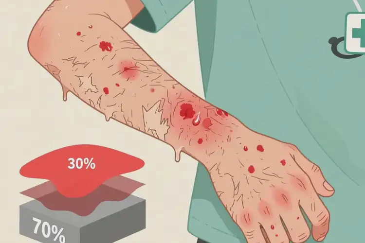 青年人手臂上起濕疹不管它會自己自愈嗎(圖3)