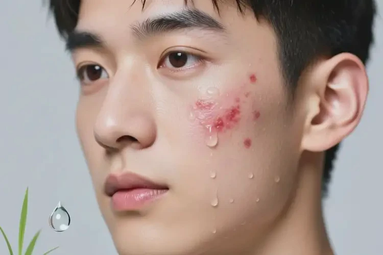 男生面部經(jīng)常長濕疹不管它會自己好嗎(圖2)