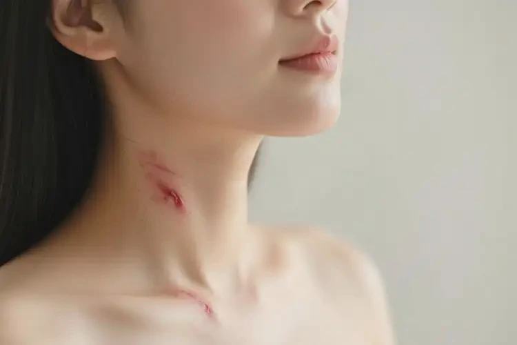 產(chǎn)婦脖子起濕疹不管它會(huì)自己自愈嗎(圖4)