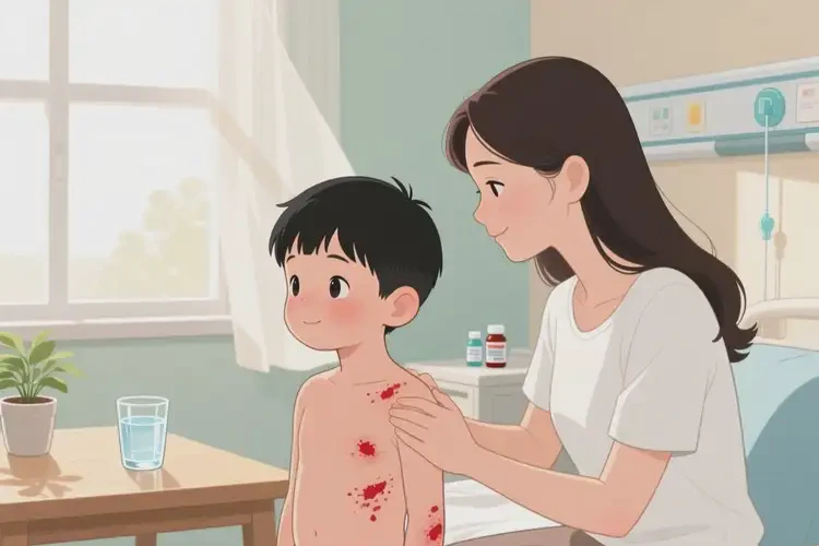 少兒身上出濕疹不管它會自己痊愈嗎(圖2)