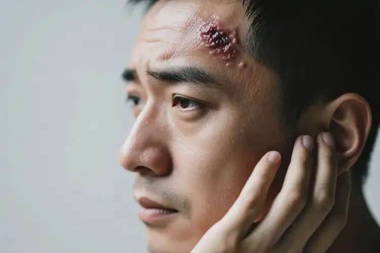 男性面部容易起濕疹不管它會自己好嗎(圖3)