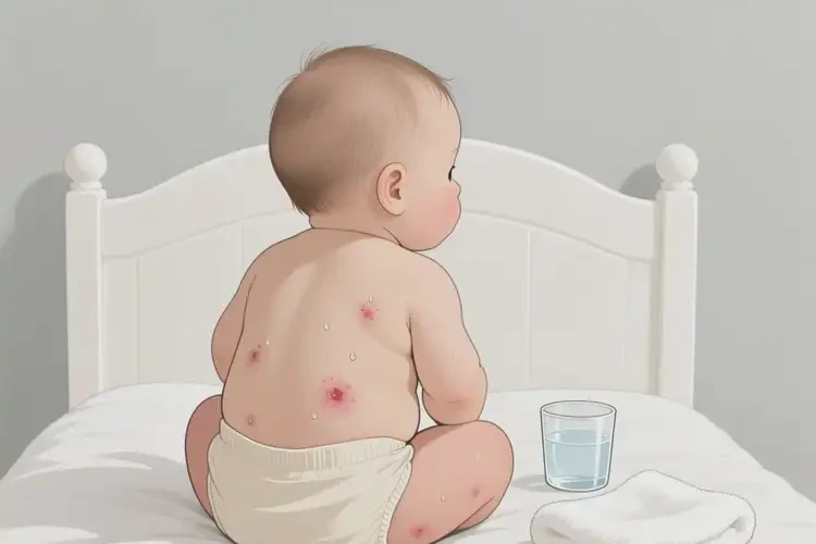 嬰幼兒屁股上偶爾起濕疹不管它會(huì)自己痊愈嗎(圖3)
