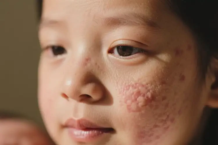 產婦臉上有濕疹不管它會自己自愈嗎(圖1)