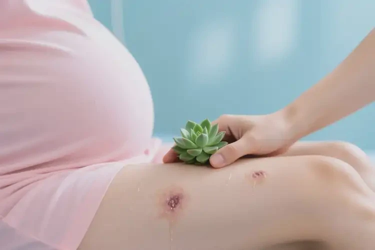 孕婦大腿上容易長濕疹能靠自己自愈嗎(圖1)