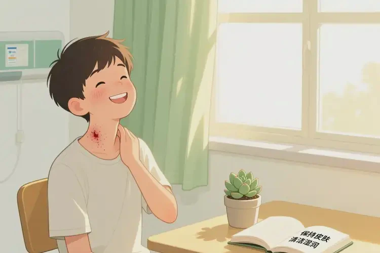 青少年脖子經(jīng)常起濕疹能徹底自愈嗎(圖2)