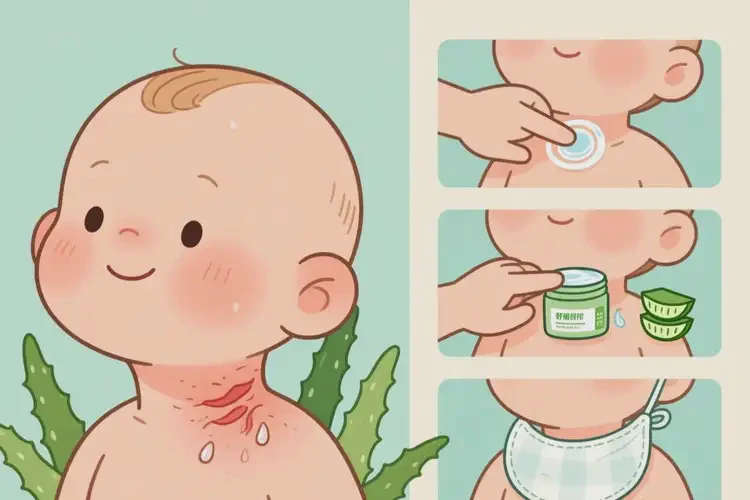 小兒脖子上偶爾起濕疹能靠自己自愈嗎(圖2)