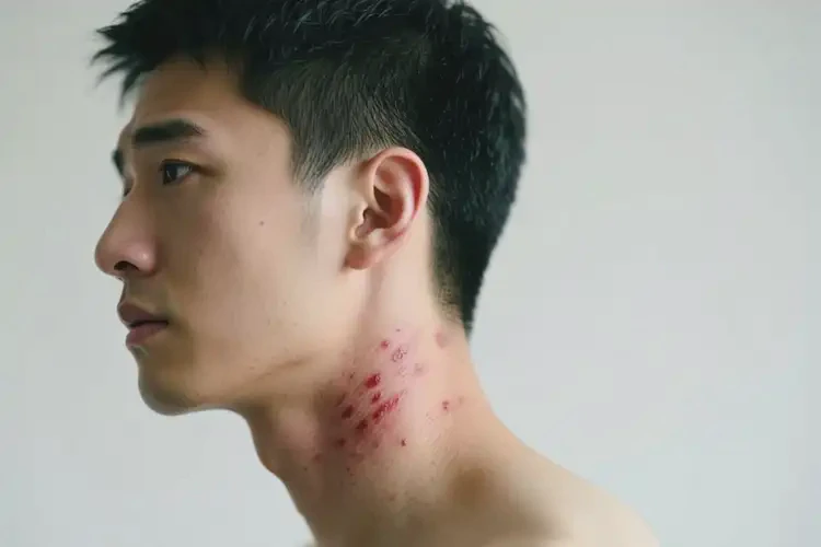 男性脖子上偶爾長濕疹不管它會自己自愈嗎(圖4)