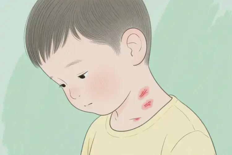 少兒脖子偶爾長(zhǎng)濕疹不管它會(huì)自己痊愈嗎(圖2)