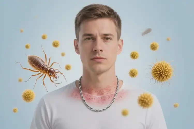 男性脖子上容易長濕疹不管它會自己痊愈嗎(圖2)