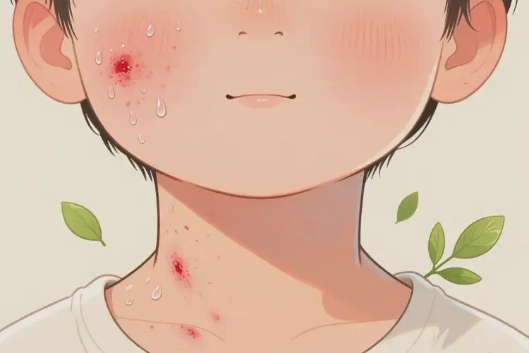 兒童脖子上出現(xiàn)濕疹可不可以徹底自愈(圖3)