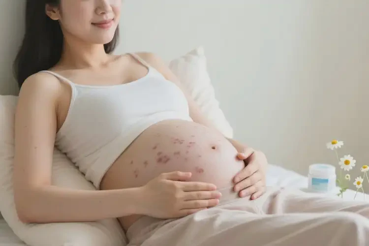 孕婦肚子經(jīng)常長濕疹能徹底自愈嗎(圖1)