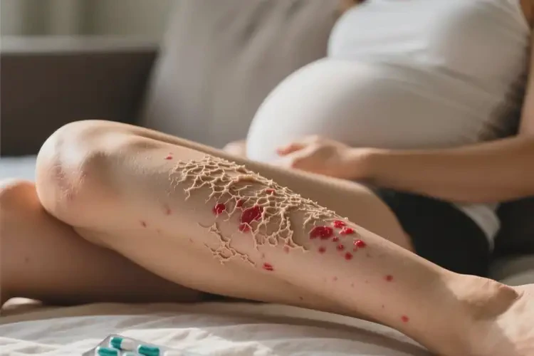 產婦小腿上出濕疹能靠自己自愈嗎(圖3)