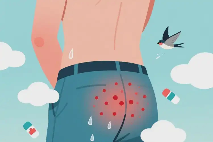 男生屁股容易長濕疹可不可以徹底自愈(圖1)