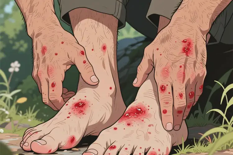 男人四肢容易起湿疹能不能彻底自愈(图2)