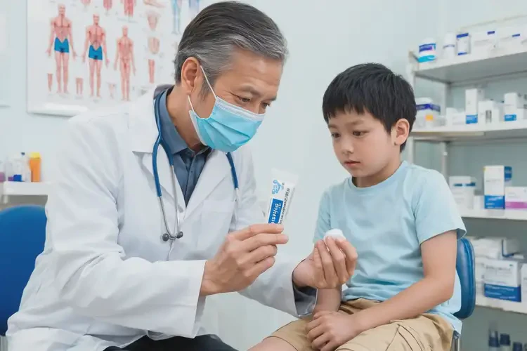 小孩臉上有濕疹可以徹底自愈嗎(圖1)