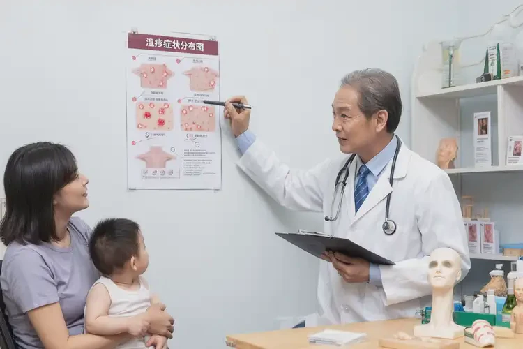 小孩手臂容易長(zhǎng)濕疹能夠徹底治愈嗎(圖2)