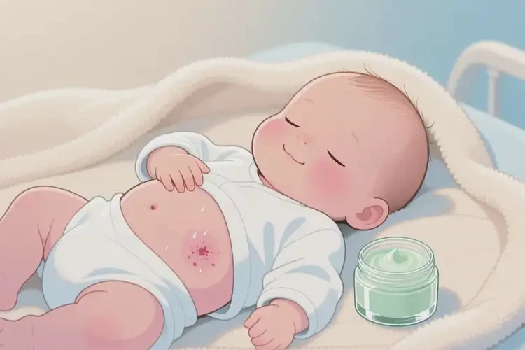 小兒肚子上長(zhǎng)濕疹不管它會(huì)自己好嗎(圖4)