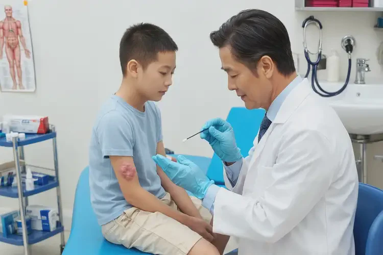 少兒肚子上容易起濕疹能夠徹底治愈嗎(圖3)