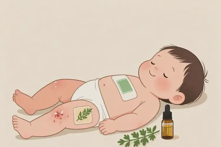 小兒大腿上出濕疹能靠自己自愈嗎(圖3)