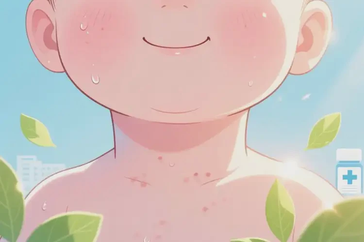寶寶脖子出濕疹不管它會自己自愈嗎(圖4)