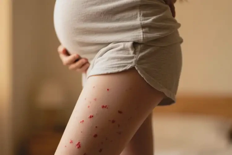 孕婦大腿上偶爾起濕疹可以徹底自愈嗎(圖3)