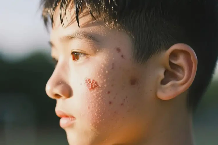 青少年臉上偶爾起濕疹不管它會(huì)自己痊愈嗎(圖3)