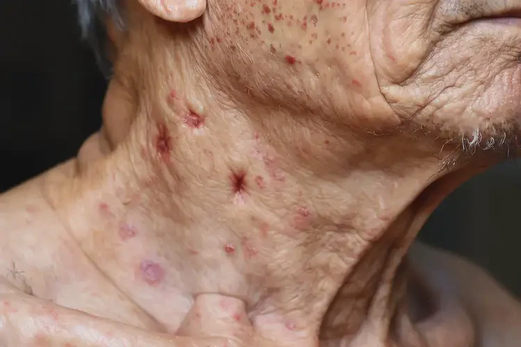 老年人脖子上偶爾起濕疹不管它會自己痊愈嗎(圖4)