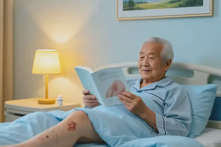 高齡老人小腿上偶爾長(zhǎng)濕疹能夠徹底治愈嗎(圖1)