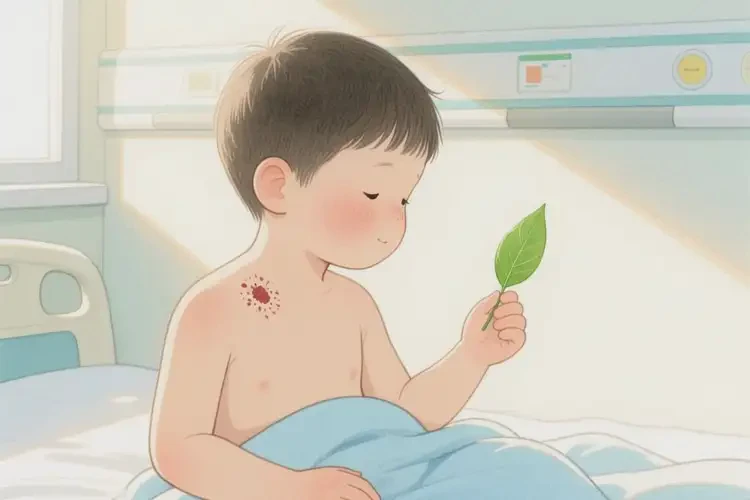 少兒脖子上起濕疹不管它會(huì)自己自愈嗎(圖4)