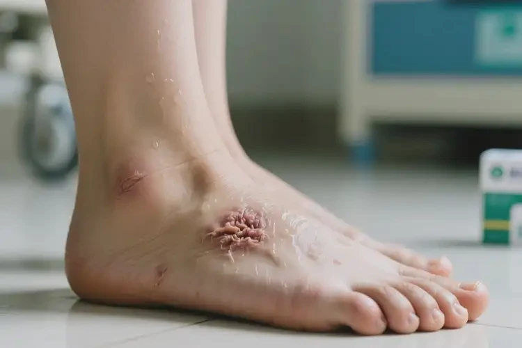 女人腳上長濕疹能夠徹底治愈嗎(圖3)