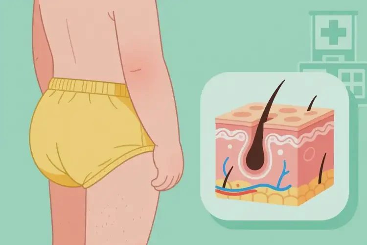 兒童屁股有濕疹能靠自己自愈嗎(圖2)