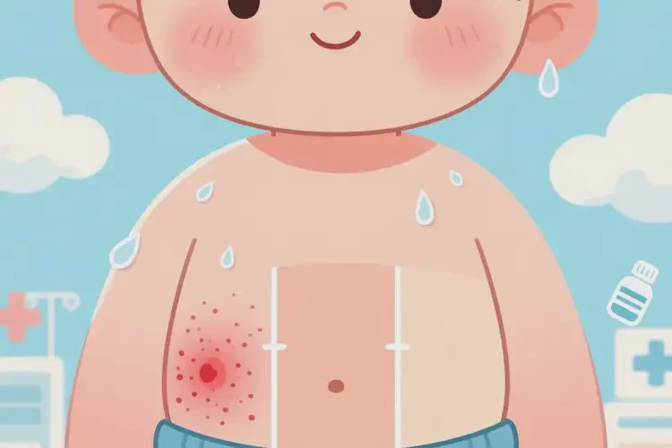 兒童肚子上偶爾起濕疹可不可以徹底自愈(圖1)