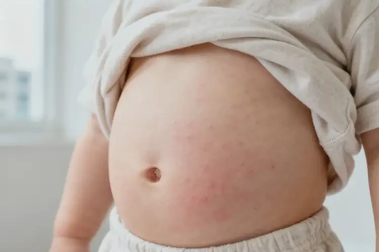 兒童肚子偶爾長濕疹不管它會自己好嗎(圖2)