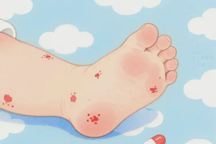 幼兒腳上偶爾長濕疹不管它會自己好嗎(圖4)