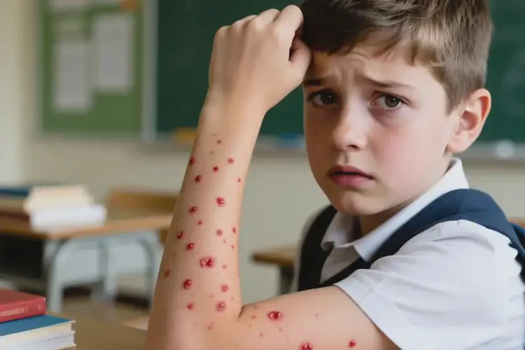 中学生手臂上出湿疹不管它会自己好吗(图3)