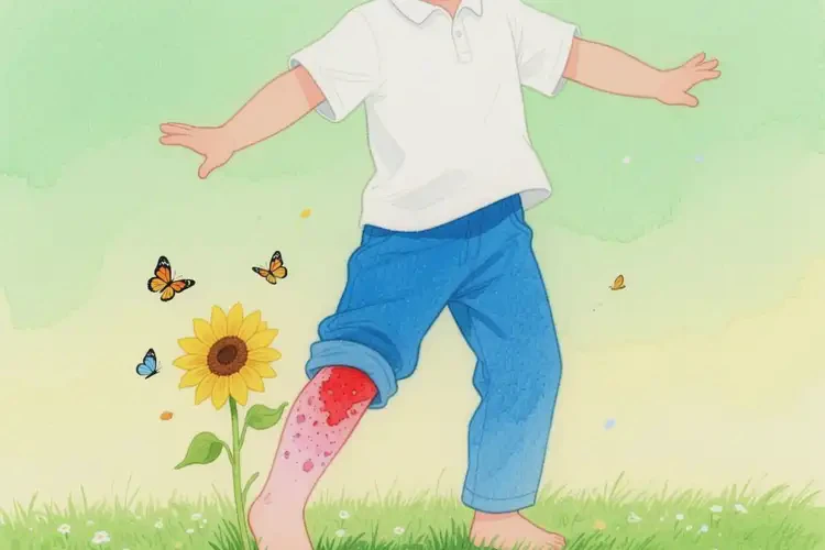 小兒小腿上起濕疹能夠徹底治愈嗎(圖1)